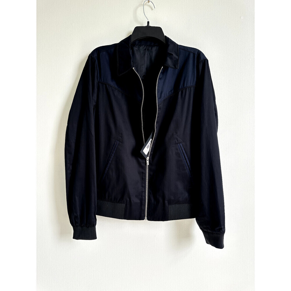 THE KOOPLES Sly Contrast Bomber Jacket In Black SIZE S $550